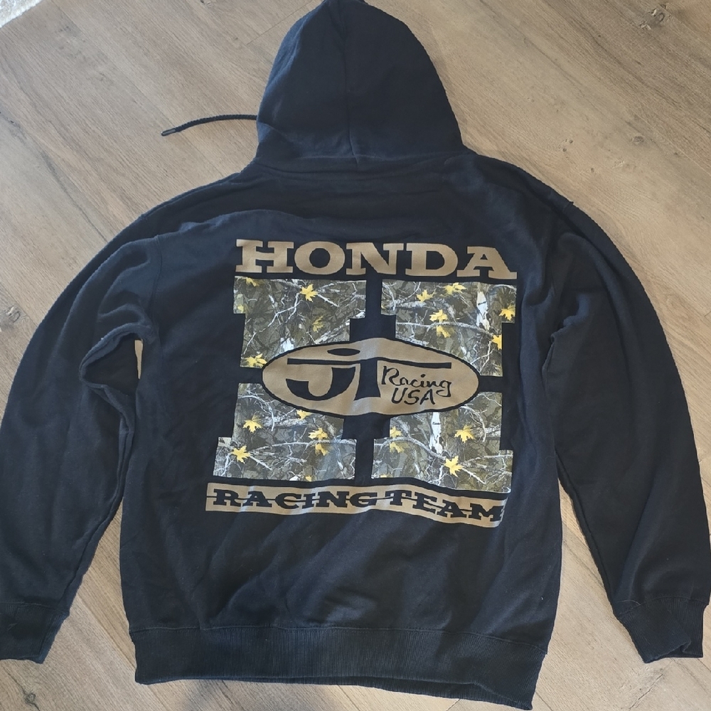 Honda Racing Team Black Hoodie New W/O Tag